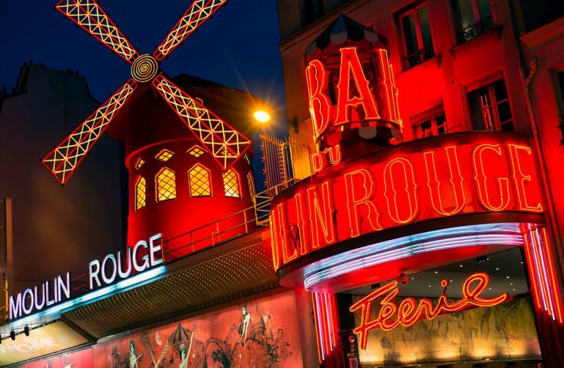 Paryż pociągiem Eurostar - Moulin Rouge Pociagiem do Paryża - Moulin Rouge