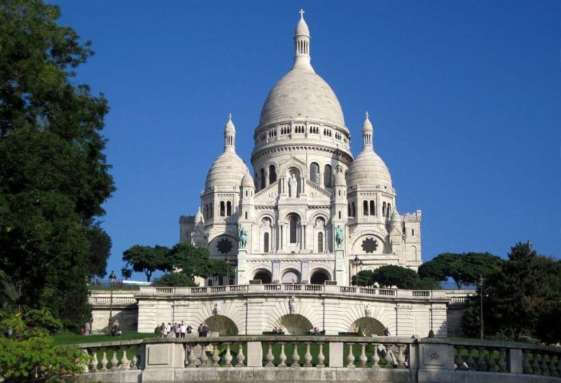 Paryż pociągiem Eurostar - Sacre Coeur Pociągiem do Paryża - Sacre Coeur