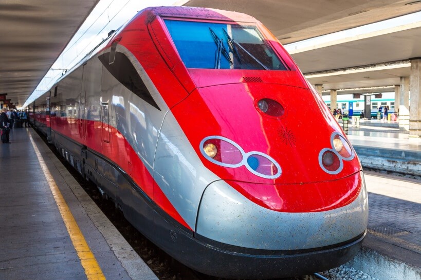 Pociąg Frecciargento Frecciargento - zwiedzanie Włoch pociągiem