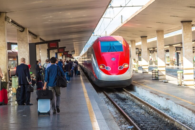 Frecciargento - pociągi we Włoszech Werona, Wenecja, Rzym pociągiem