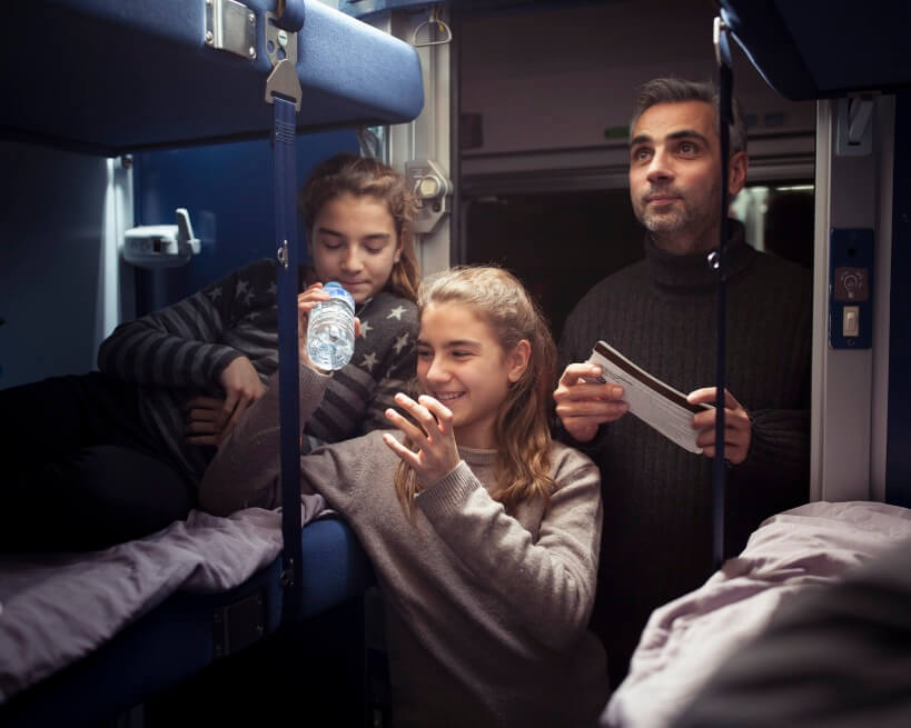 Night trains - train tickets A ticket for a night train