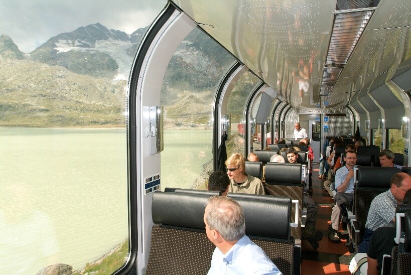Bernina Express - the Swiss railway system Bernina Express - visiting Switzerland by train