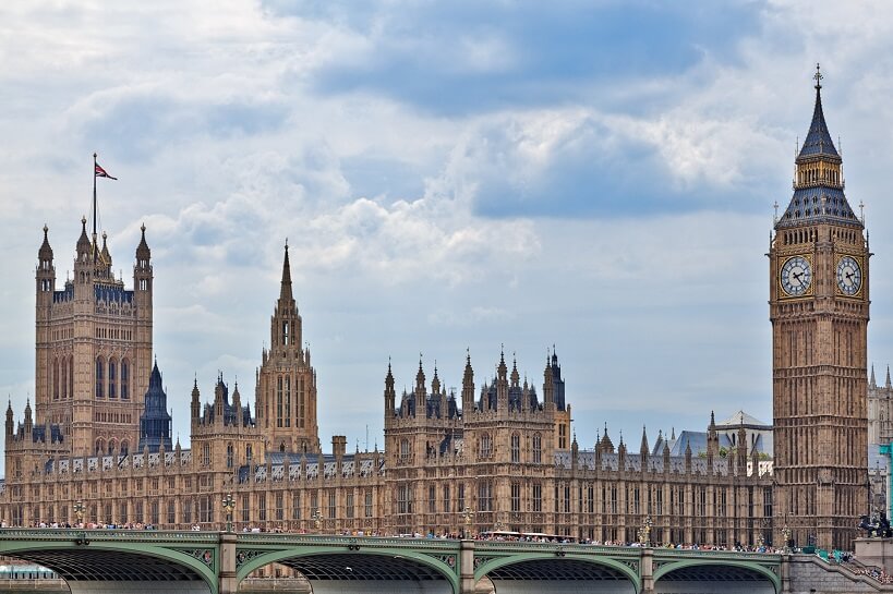 Londyn pociągiem Eurostar - Westminster Bridge Pociągiem do Londynu - Westminster Bridge