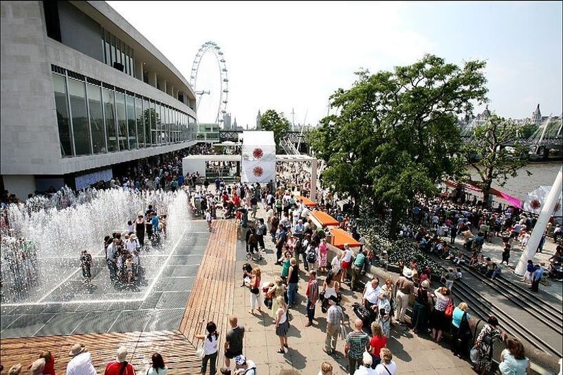 Londyn pociągiem Eurostar - South Bank Pociągiem do Londynu - South Bank